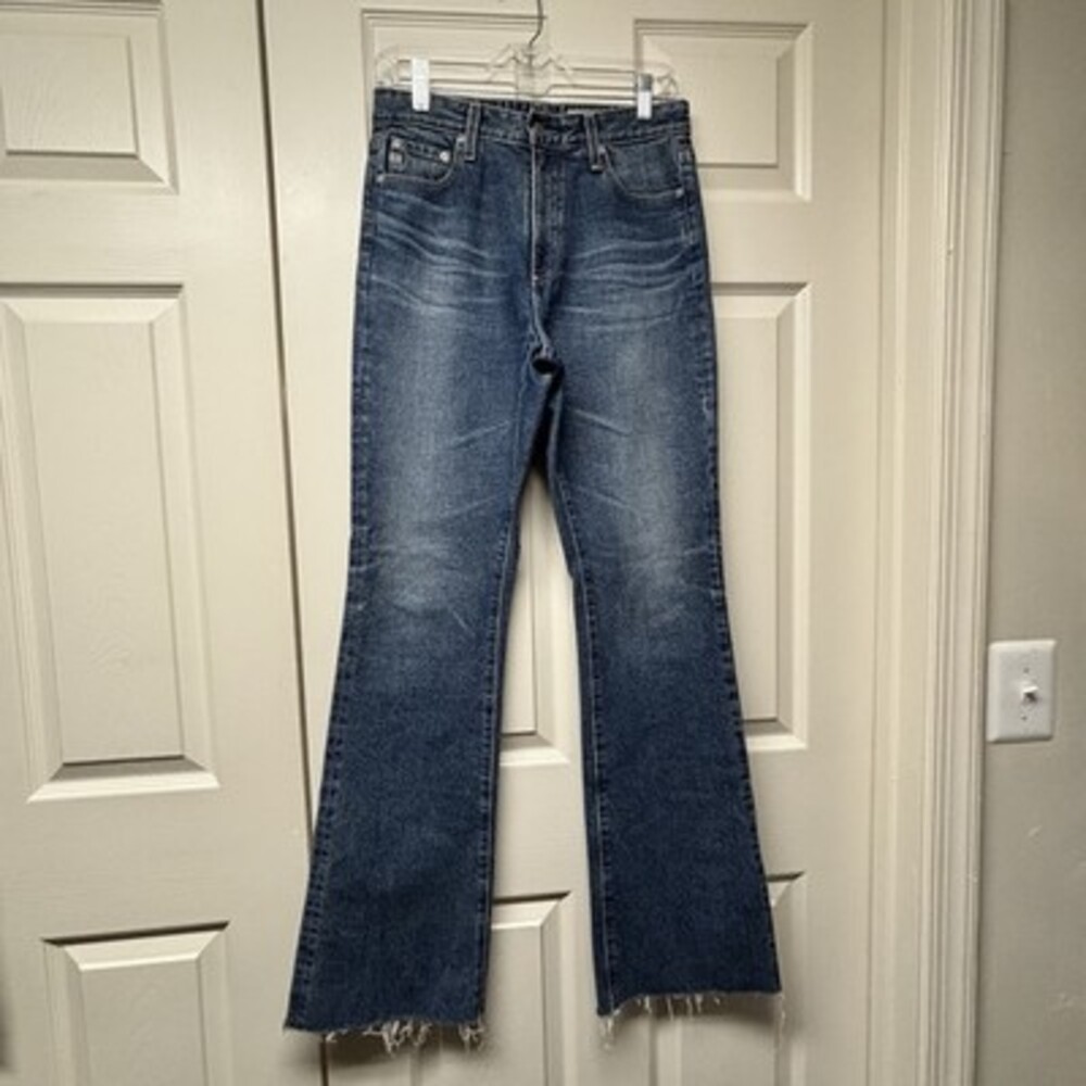 Ag Adriano Goldschmied Women's Boot Cut Jeans in Washed Blue